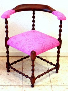 roze stoeltje